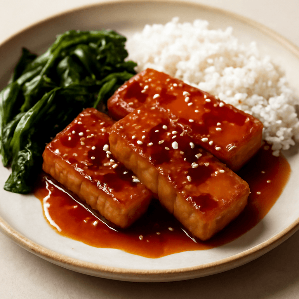 Crispy Tofu With Maple-Soy Glaze